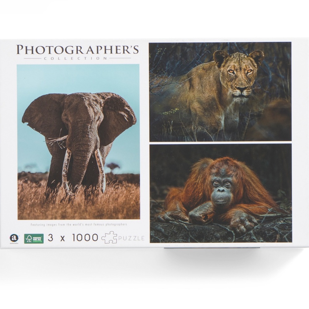 🆕 Photographer’s Collection Safari 3 1000 Piece Puzzles